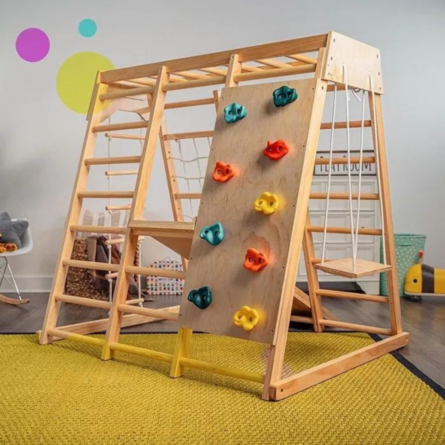 The Adventurer Playmat +Magnolia Indoor Play Gym
