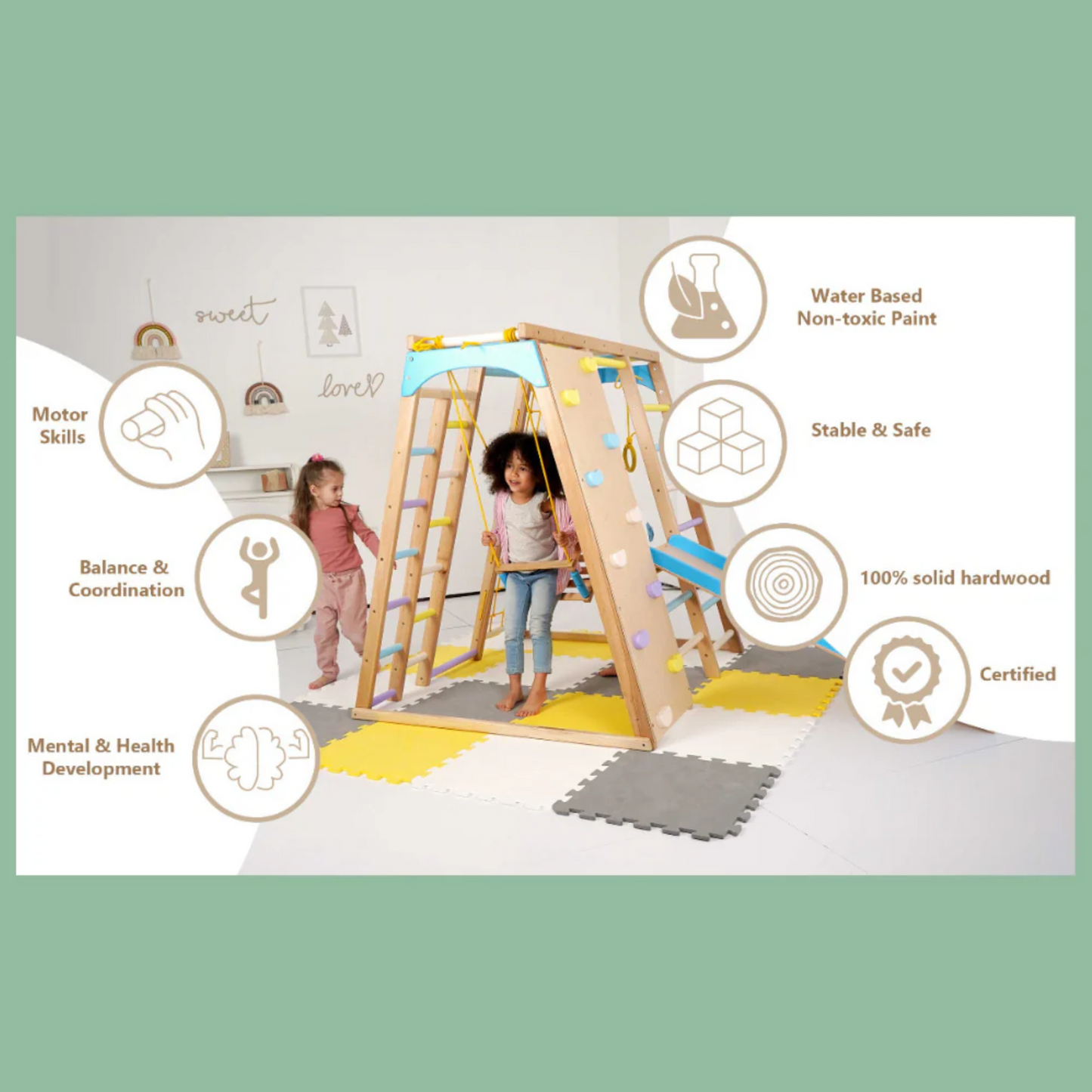 The Adventurer Playmat +Indoor Play Gym